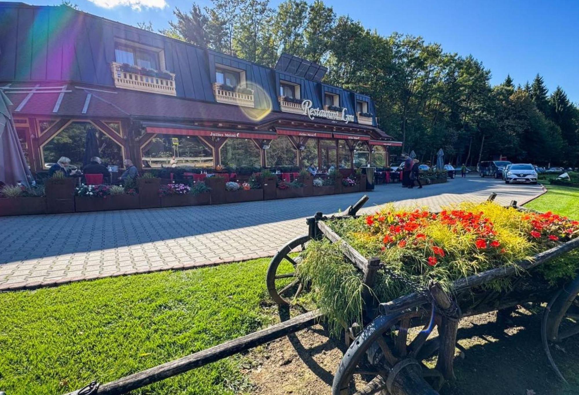 Pensiune Restaurant Lyra Corunca Buitenkant foto